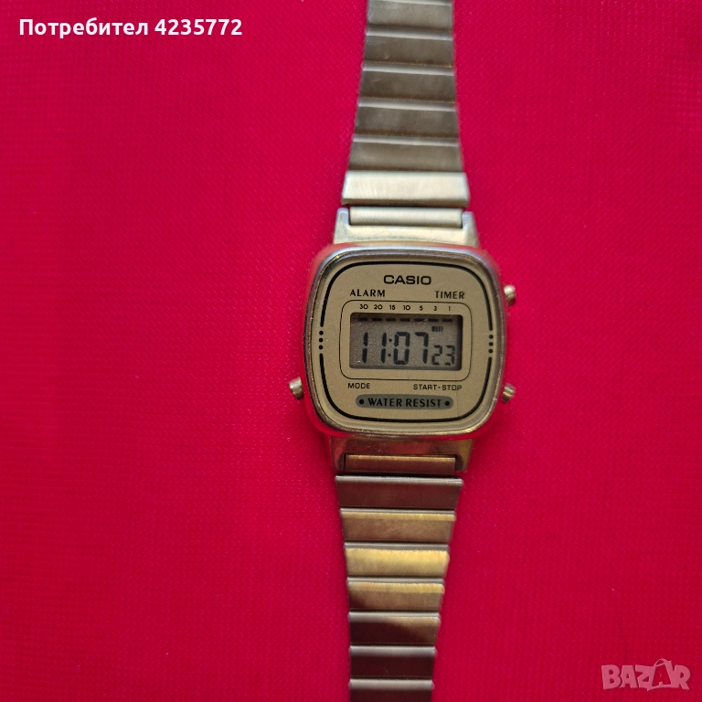 CASIO дамски кварцов винтидж часовник. , снимка 1