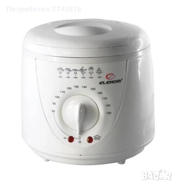 ФРИТЮРНИК ELEKOM ЕК 803, снимка 1