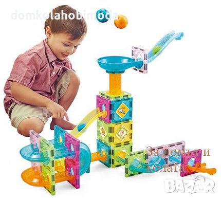 Магнитен конструктор от 64 части, снимка 1