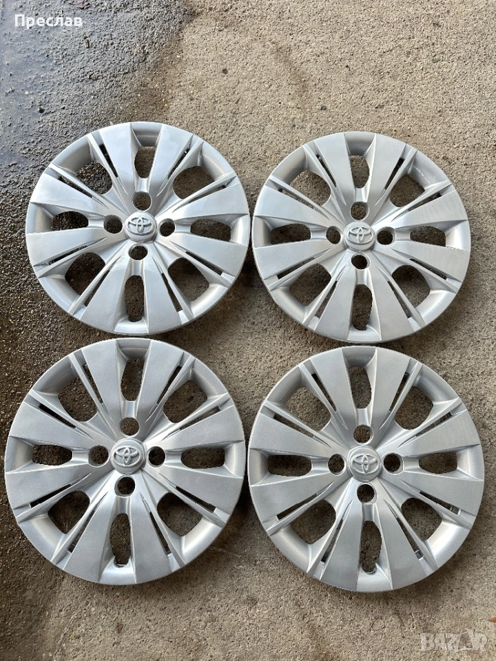 4 броя оригинални тасове за Toyota Yaris, Aygo 15, снимка 1