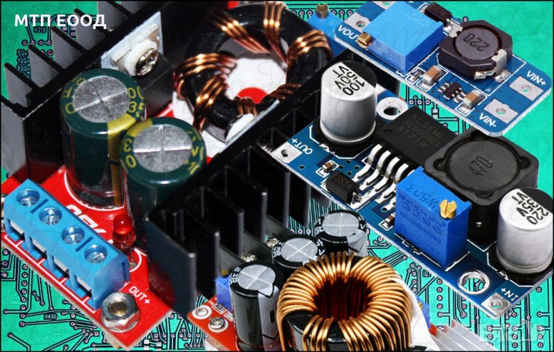 Повишаващ захранващ модул, импулсен стабилизатор на напрежение , снимка 1