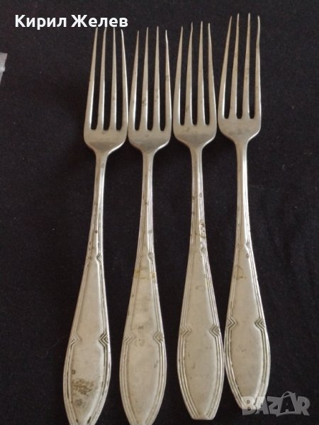 Четири стари вилици от соца воинишки алпака за КОЛЕКЦИЯ ДЕКОРАЦИЯ 42164, снимка 1