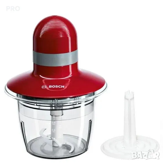 Чопър Bosch - MMR08R2, 800 ml, 1 степен, 400W, червен, снимка 1