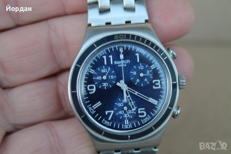 Мъжки часовник ''Swatch'' хронограф 40 мм, снимка 1