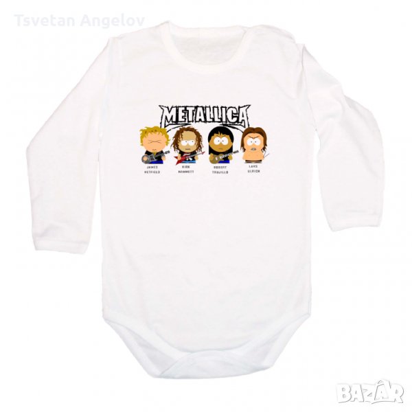 Разпродажба! Бебешко боди METALLICA 2, снимка 1