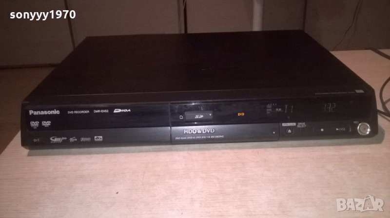 panasonic dmr-eh52 hdd & dvd recorder-внос швеицария, снимка 1