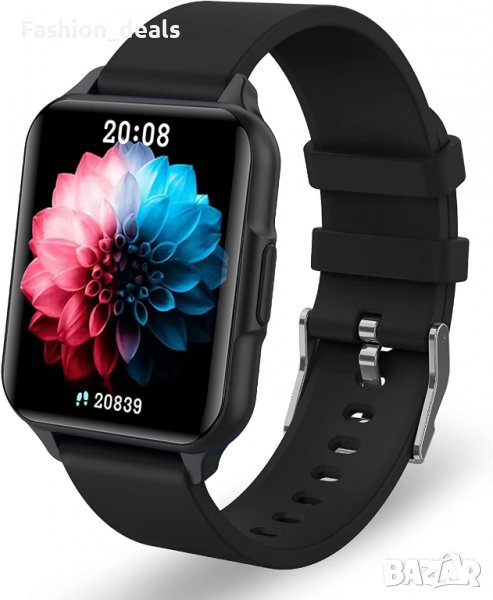 Нов черен Смарт часовник Фитнес гривна Тракер на активност, сън, снимка 1