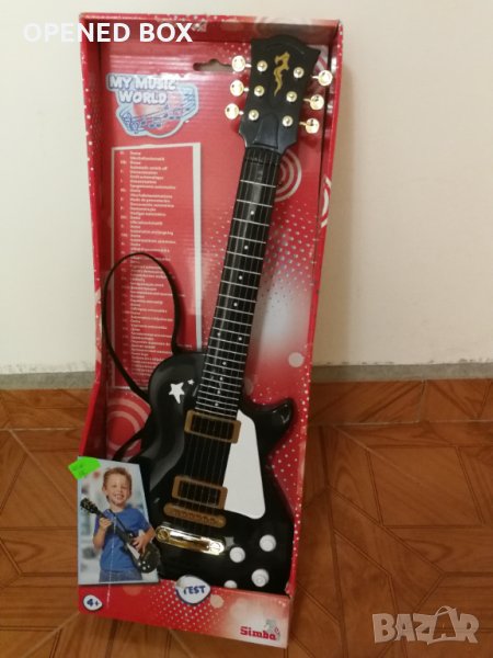 Електрическа китара с батерии My music world, снимка 1
