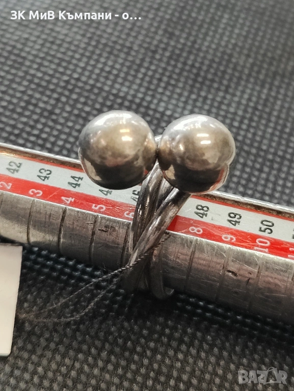 Сребърен пръстен 5.78гр, снимка 1