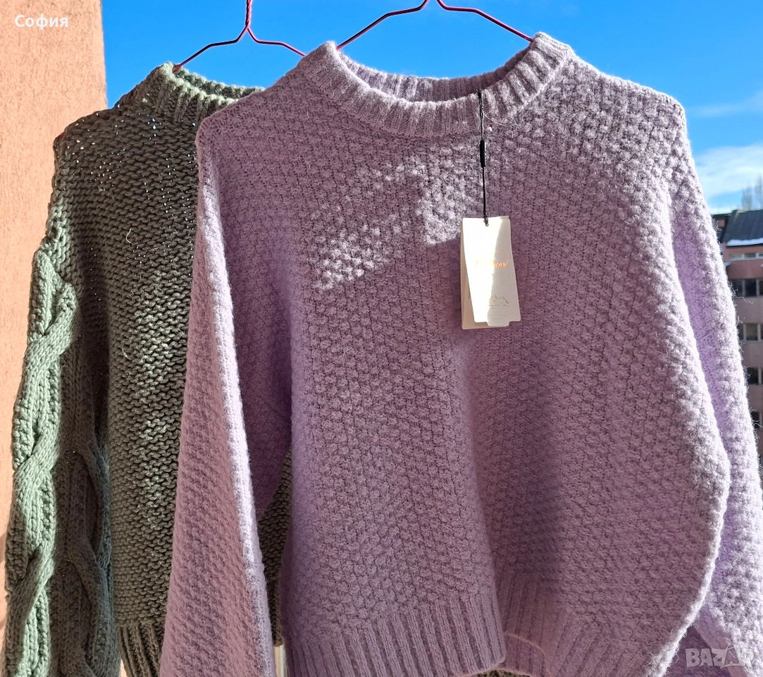 Нови пуловери,2броя,р-р С/М/л, снимка 1