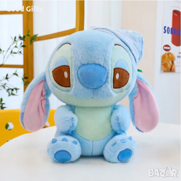 Голям плюшен Стич 50см Голяма плюшена играчка Лило Стич, Sleepy Stitch, снимка 1