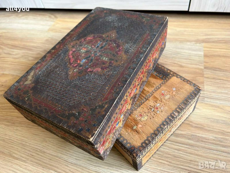 Ретро стари дървени кутии, снимка 1