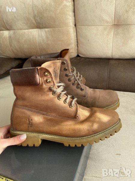 Мъжки боти US POLO ASSN 43 номер естествена кожа, снимка 1