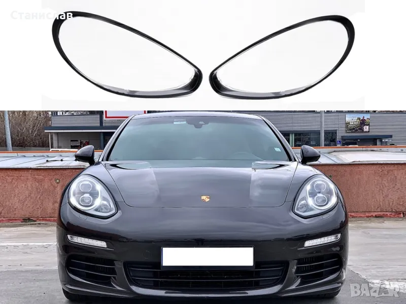 Стъкла (капаци) за фарове за Porsche Panamera Facelift, снимка 1