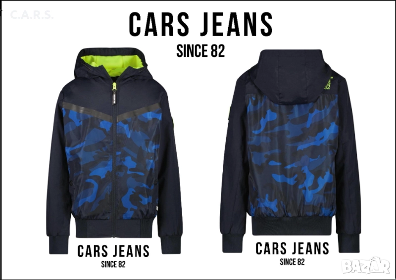 НОВО Яке Cars Jeans "DULLHAM" Water Repellent Navy, снимка 1