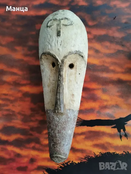 Африканска маска Фанг , снимка 1