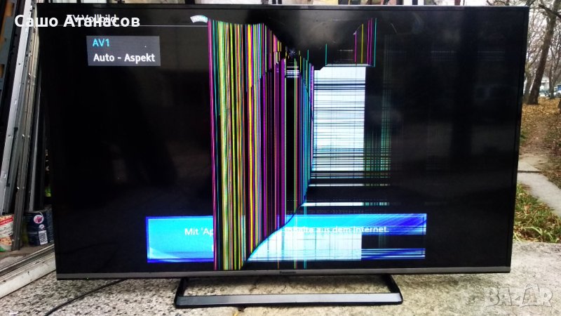 Panasonic TX-50CSW524 с счупена матрица ,TNPA6070 1P ,TNP4G568 3A ,V500HJ1-LE8 Rev.F4 ,N5HBZ0000114, снимка 1