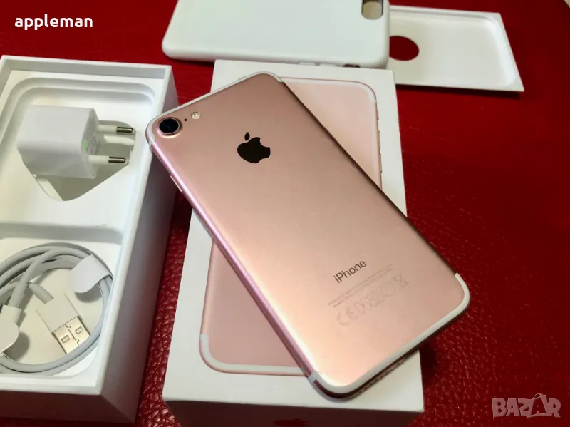 Apple iPhone 7 128Gb Rose gold Фабрично отключен, снимка 1