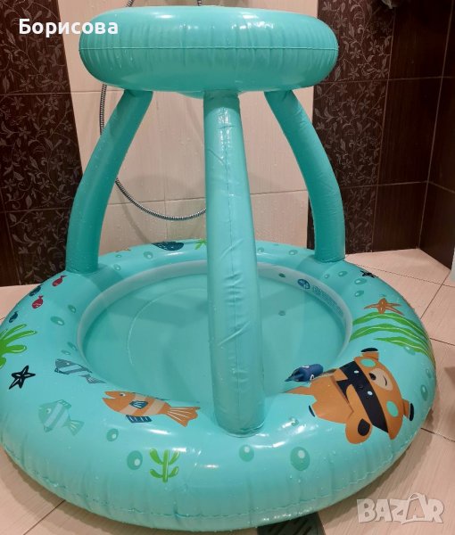 Бебешки басейн със сенник , снимка 1