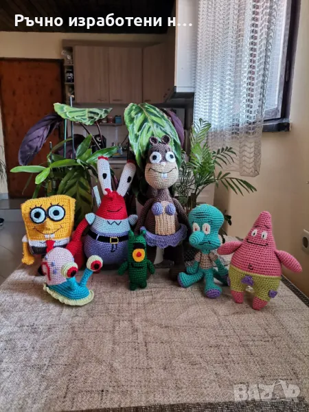 Плетени герои от ,,Спондж Боб'' - г-н Рак, снимка 1