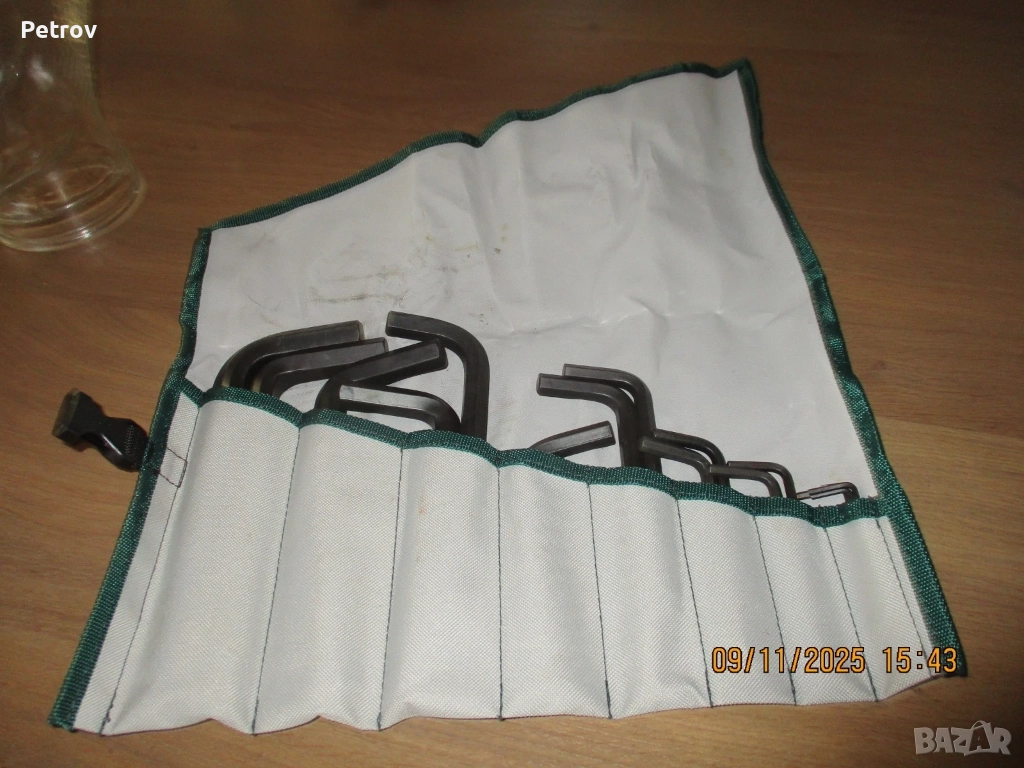 HEYCO No.1340 - MADE IN GERMANY - ПРОФЕСИОНАЛЕН Комплект от 13 броя Инбуси/Шестограми, цолови/инчови, снимка 1