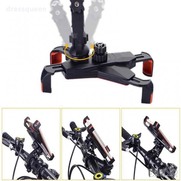 2612 Универсална стойка за телефон за велосипед 360градуса, снимка 1