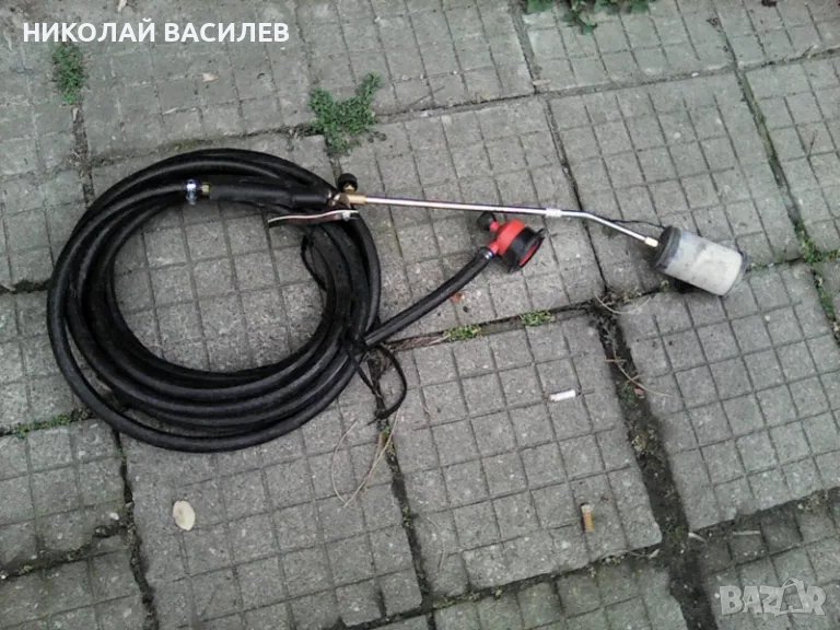 Горелка   комплект  /  Нов   клапан   -  маркуч  10  м  - горелка    -  70  см  .                  ., снимка 1
