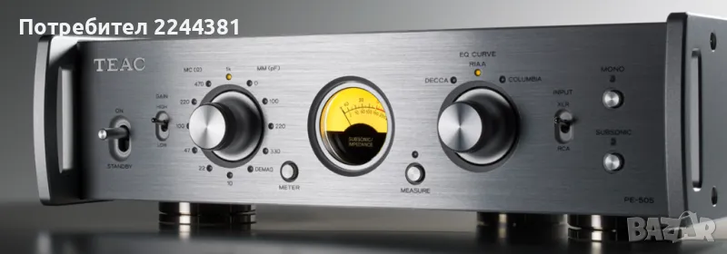 TEAC PE-505 Phono Stage riaa /Fully-balanced Phono RIAA/, снимка 1