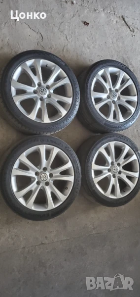 Оригинални джанти VAG 17 с гуми 225 45 17 , снимка 1