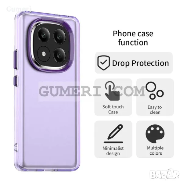 Xiaomi Poco X7 Противоударен Хибриден Гръб - Мат, снимка 1