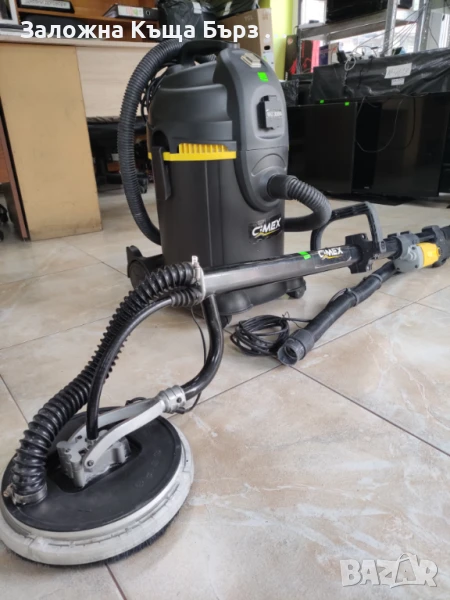 Комплект: Прахосмукачка и Шлайф за Стени и Тавани (Жираф) - CIMEX ; В много добро състояние!!!, снимка 1