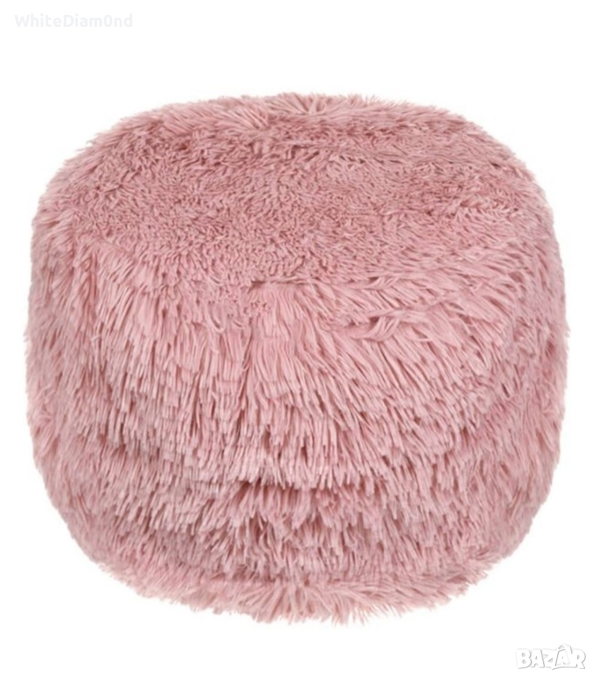 Надуваеми розови пухени табуретки 2 бр., снимка 1
