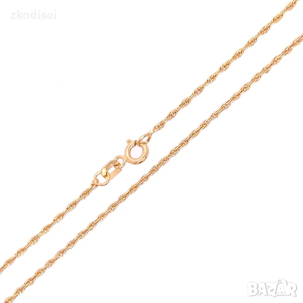 Златен синджир 2,41гр. 39,0см. 14кр. проба:585 модел:32166-2, снимка 1