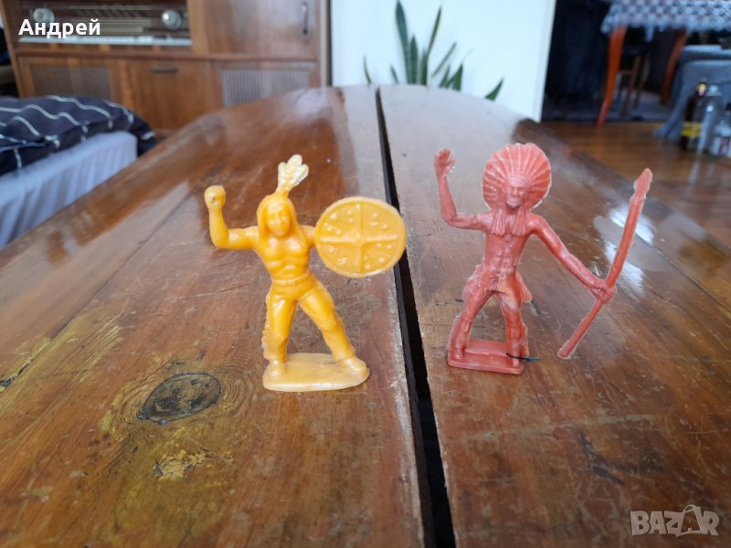 Стари фигурки Индианци, снимка 1
