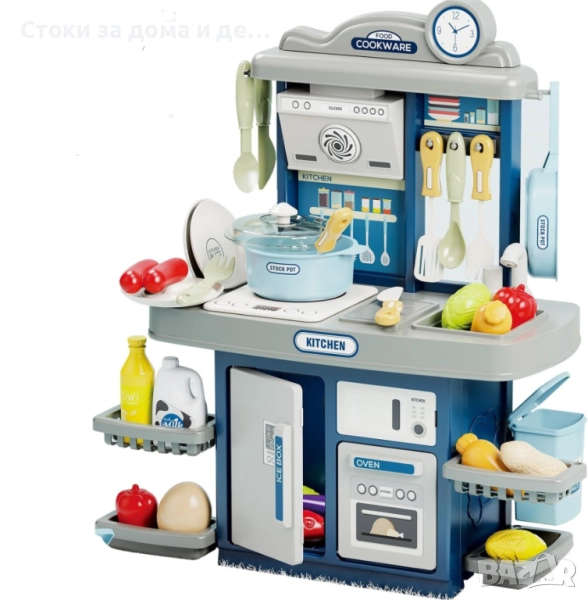 ✨Детска кухня с мивка с течаща вода, 35 части (46см) - 2 цвята, снимка 1