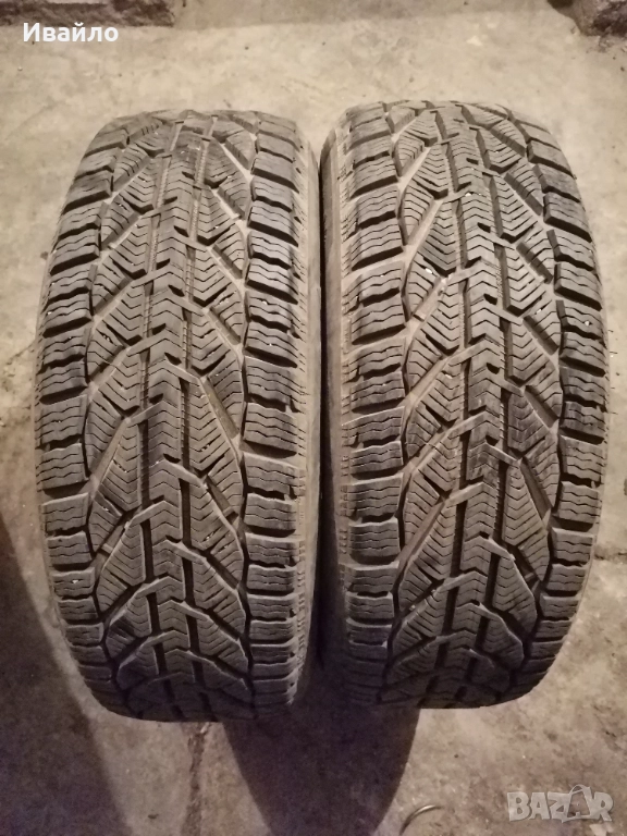 Продавам 2 броя зимни гуми 215.60.16 на 1 сезон дот 2019 Tarus , снимка 1