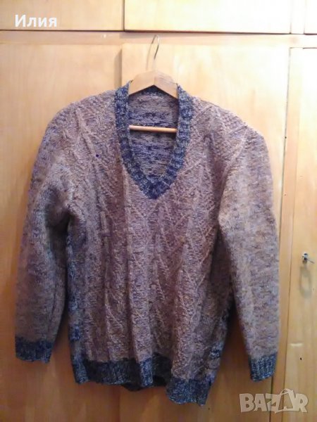 Домашно плетени пуловер и елек, снимка 1