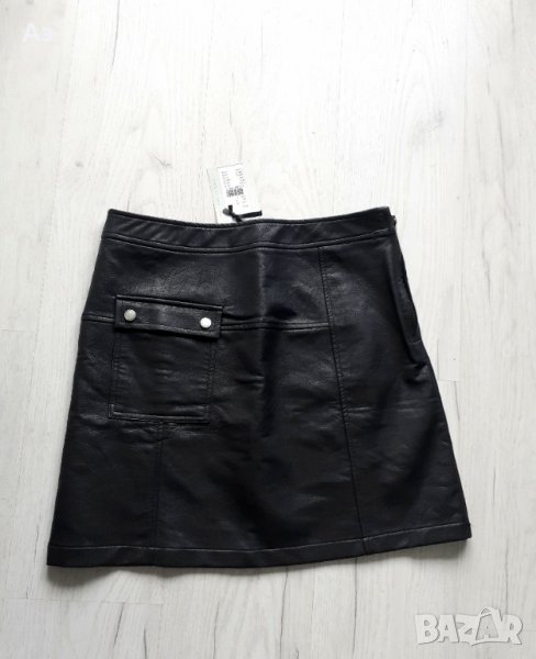 НОВА!! Дамска кожена пола , снимка 1