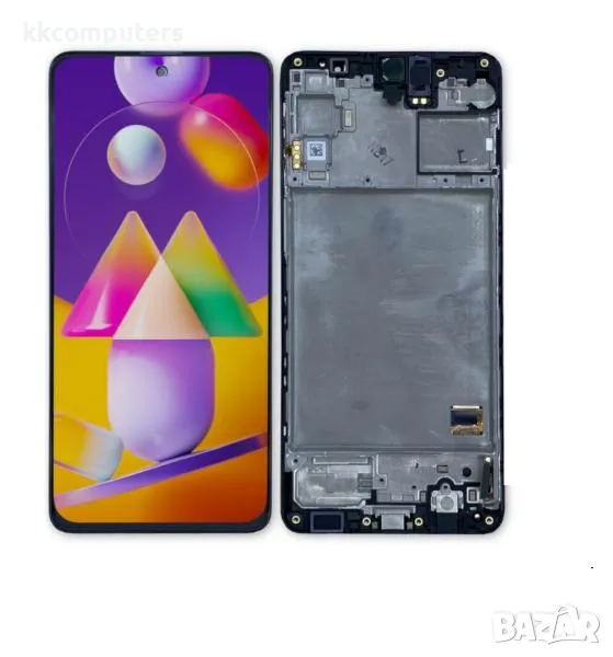 LCD Дисплей за Samsung SM-M317F M31S / GH82-23774A / Тъч скрийн / Черен / Оригинал Service Pack Барк, снимка 1