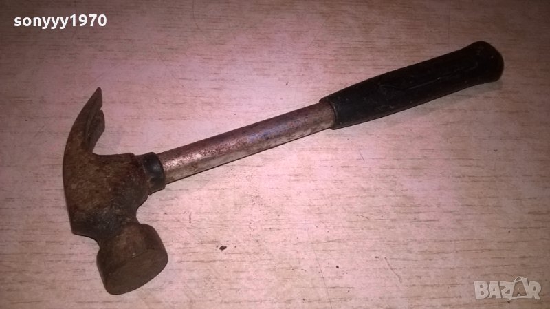 малко чукче с кози крак-19х7см-с гумирана ръкохватка, снимка 1