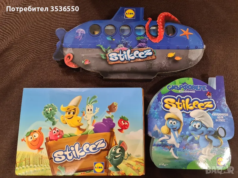 Stikeez 3 броя недовършени, снимка 1