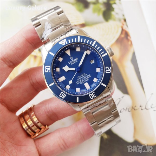 Мъжки часовник Tudor Pelagos Blue Dial с автоматичен механизъм, снимка 1