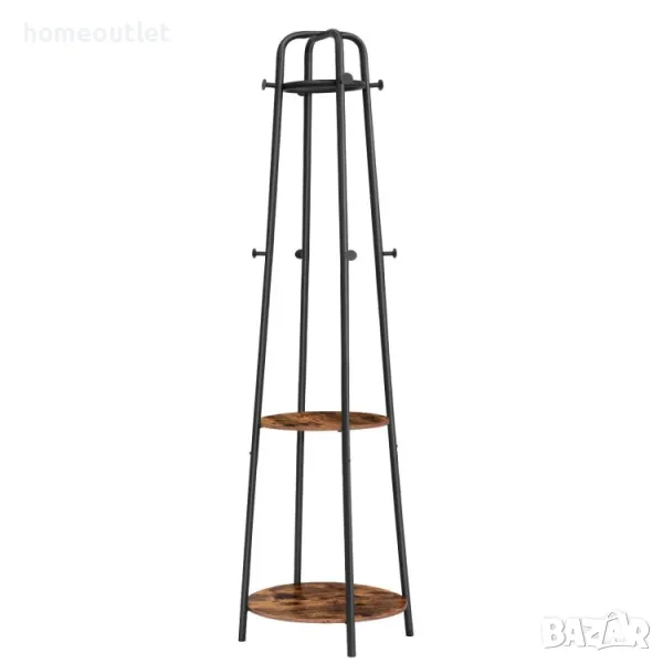 ПРОМОЦИЯ Закачалка за дрехи с рафтове за съхранение BF83YM01, снимка 1