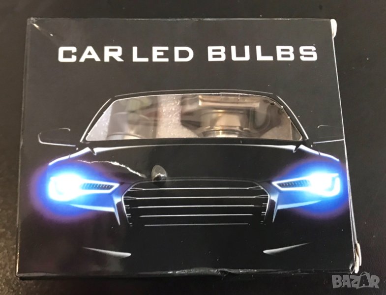 H4 LED LIGHTS лед крушки Н4 нови 12V 24V Ice Blue 12 000K, снимка 1