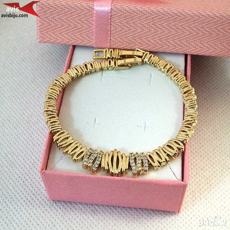 Гривна с 14К златно покритие 234843, снимка 1