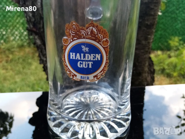 Немска халба за бира с капак, снимка 4 - Антикварни и старинни предмети - 51184502