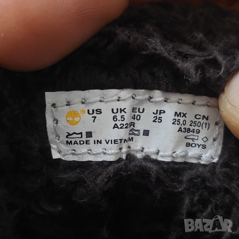 Детски / дамски ботуши Timberland CHILLBERG 2 STRAP GTX BLK GORE-TEX номер 39,5- 40 , снимка 8 - Детски боти и ботуши - 52380237