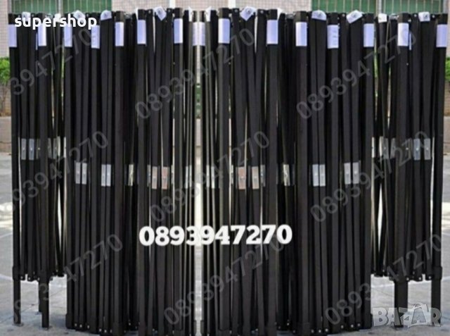 Сгъваема шатра,тип хармоника.Три размера,5 цвята.Непромокаемо платнище, снимка 13 - Градински мебели, декорация  - 39300712