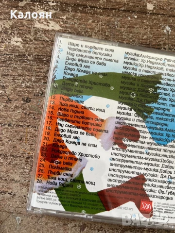 Зимни и коледни песнички CD, снимка 2 - CD дискове - 50933788