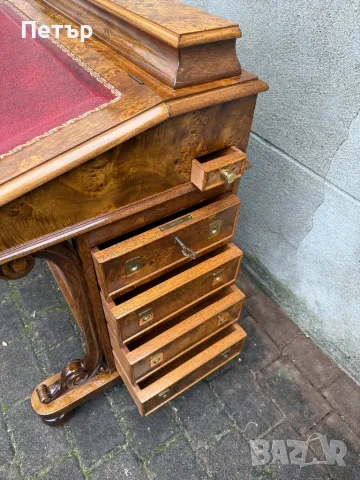 Писалище Davenport , снимка 4 - Антикварни и старинни предмети - 48957391